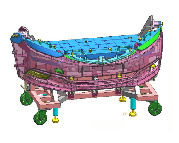 汽车保险杠检具